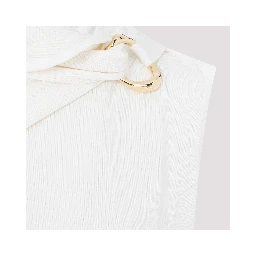 Jil Sander Draped Knitted Tank Top