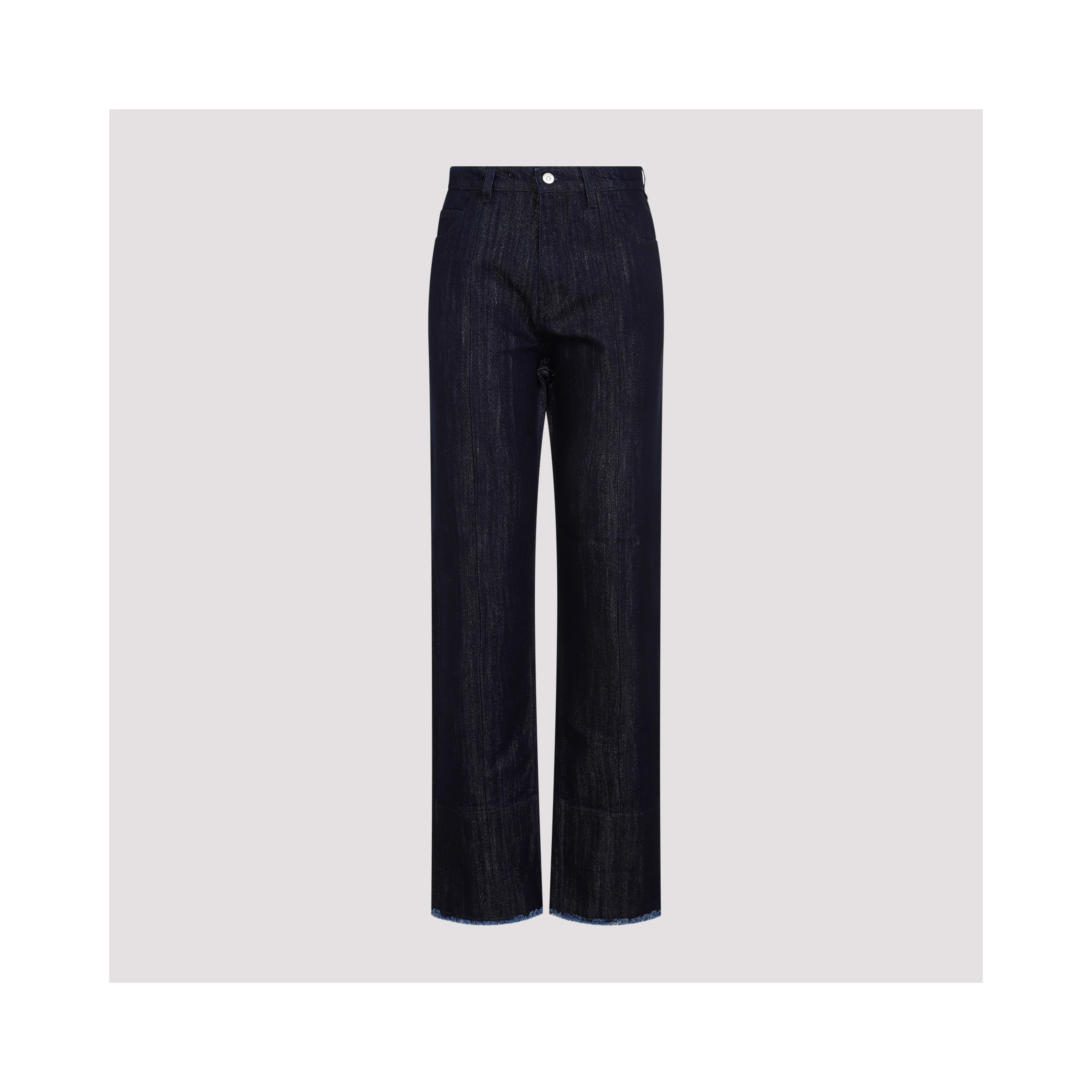 Victoria Beckham Cropped High Waist Tapered Jeans