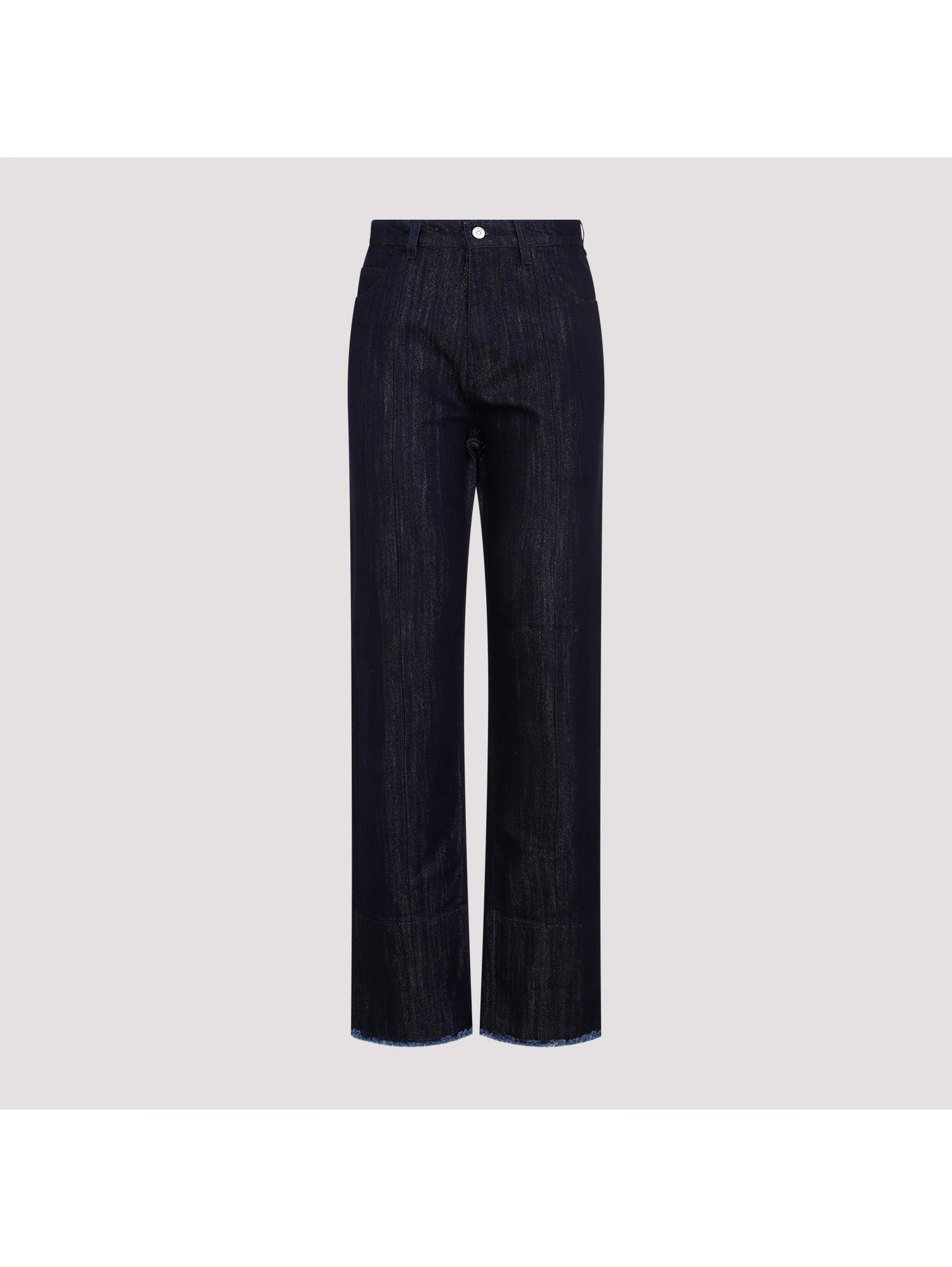 Victoria Beckham Cropped High Waist Tapered Jeans