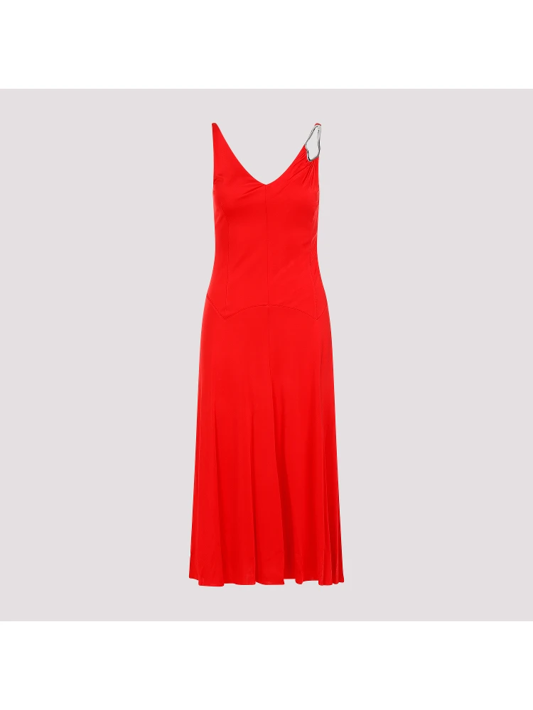 Lanvin Sleeveless A-Line Midi Dress