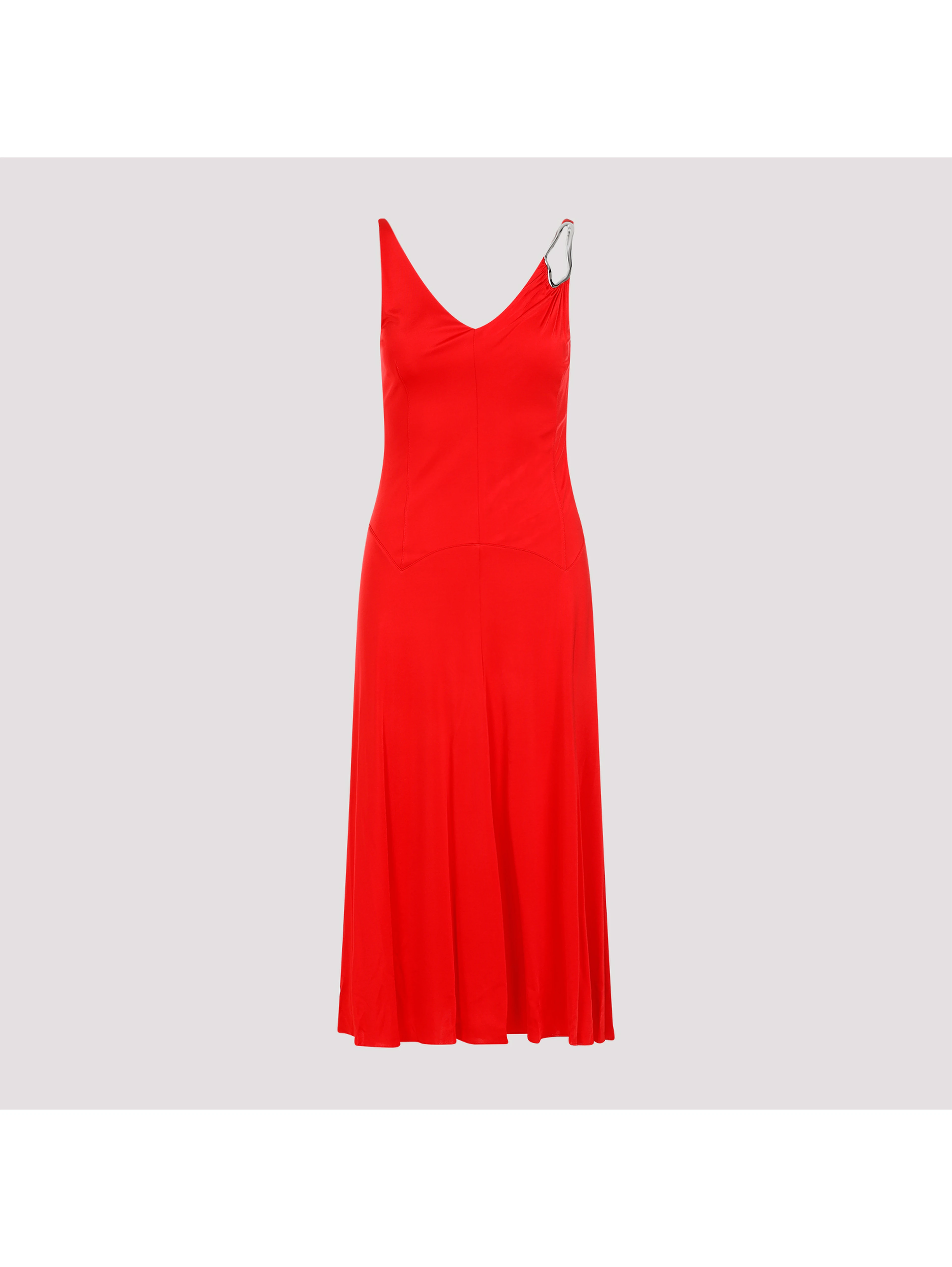 Lanvin Sleeveless A-Line Midi Dress
