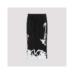 Lanvin Pleated Long Skirt
