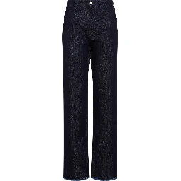 Victoria Beckham Cropped High Waist Tapered Jeans