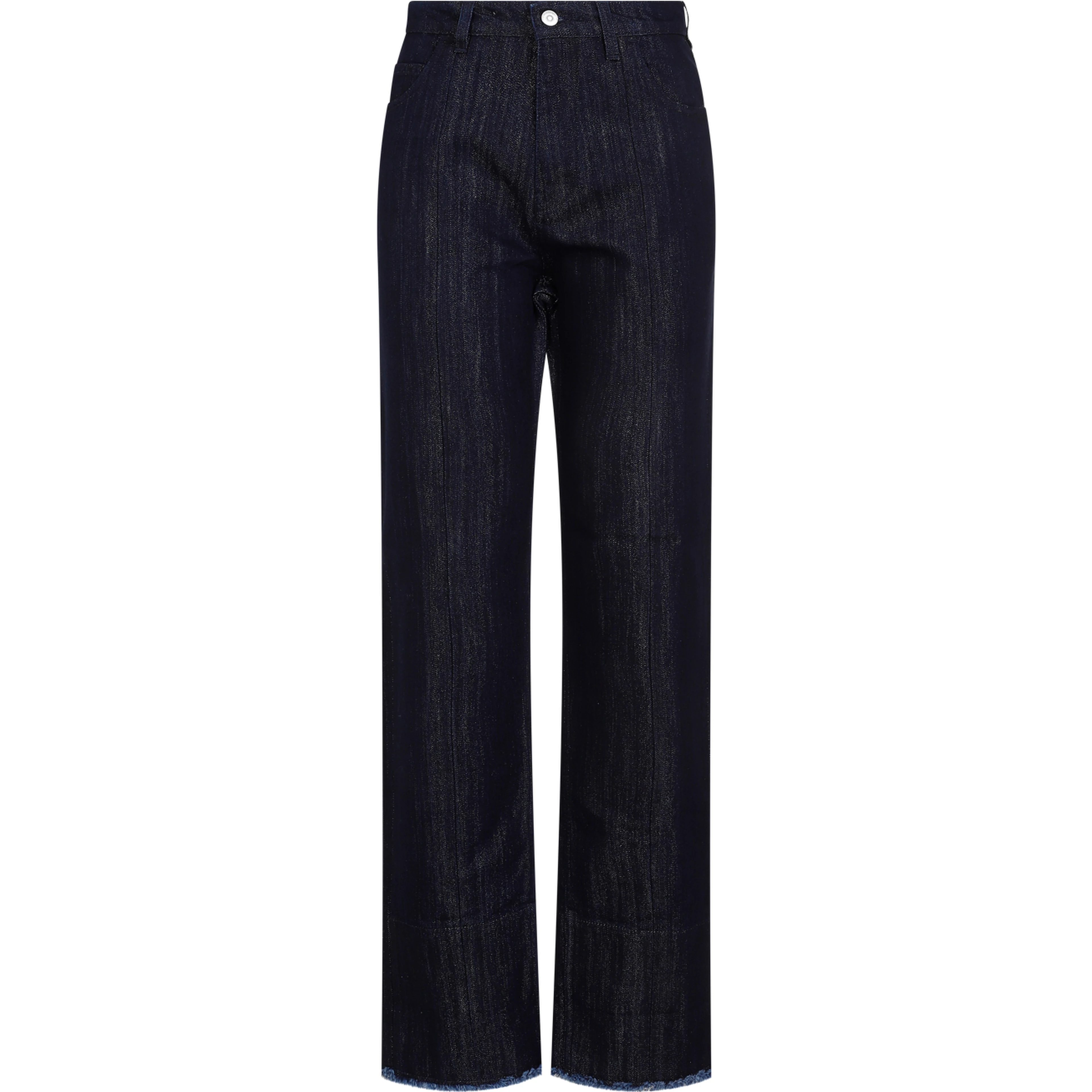 Victoria Beckham Cropped High Waist Tapered Jeans