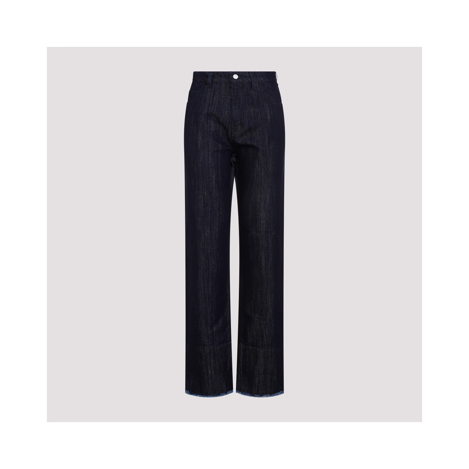 Victoria Beckham Cropped High Waist Tapered Jeans