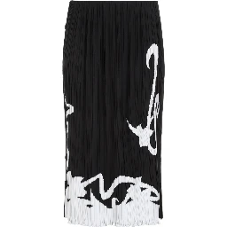 Lanvin Pleated Long Skirt