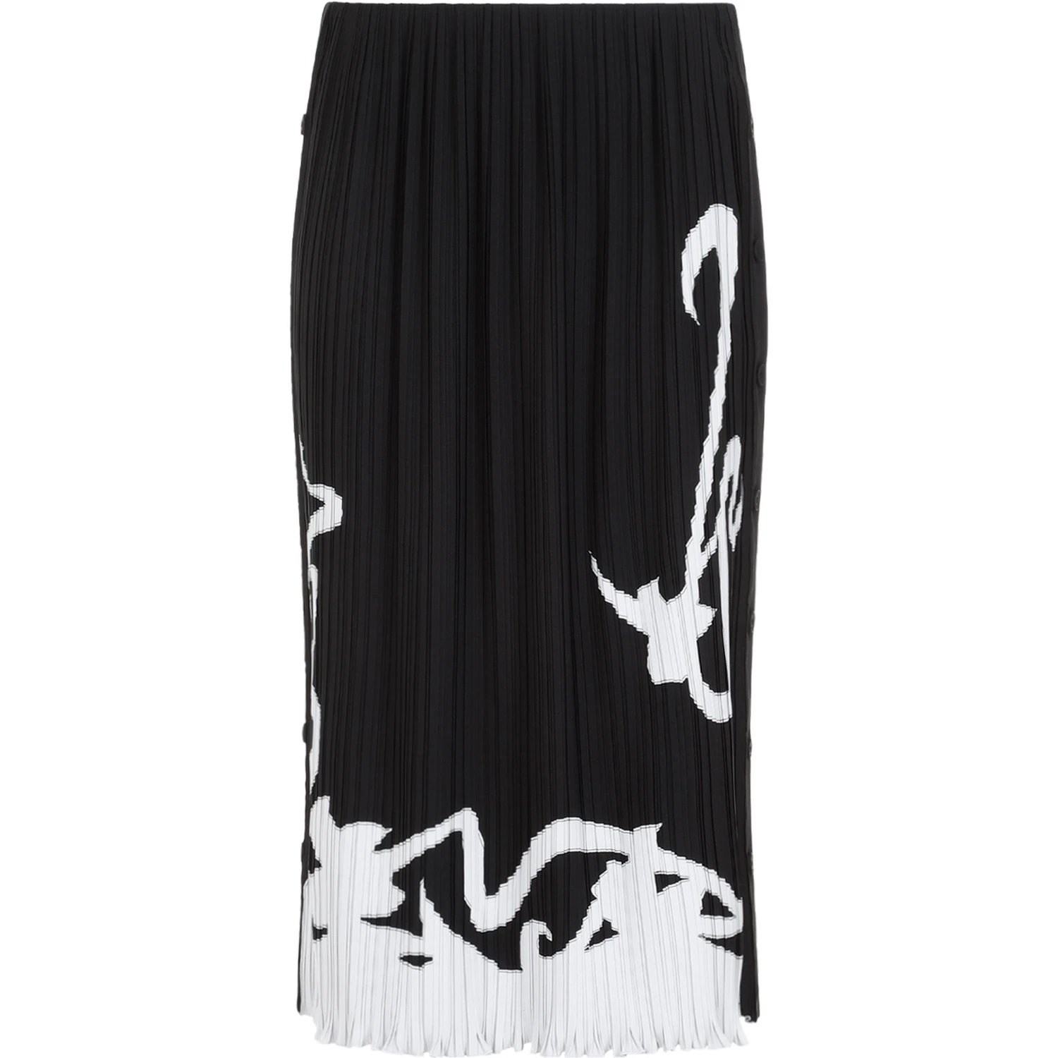 Lanvin Pleated Long Skirt