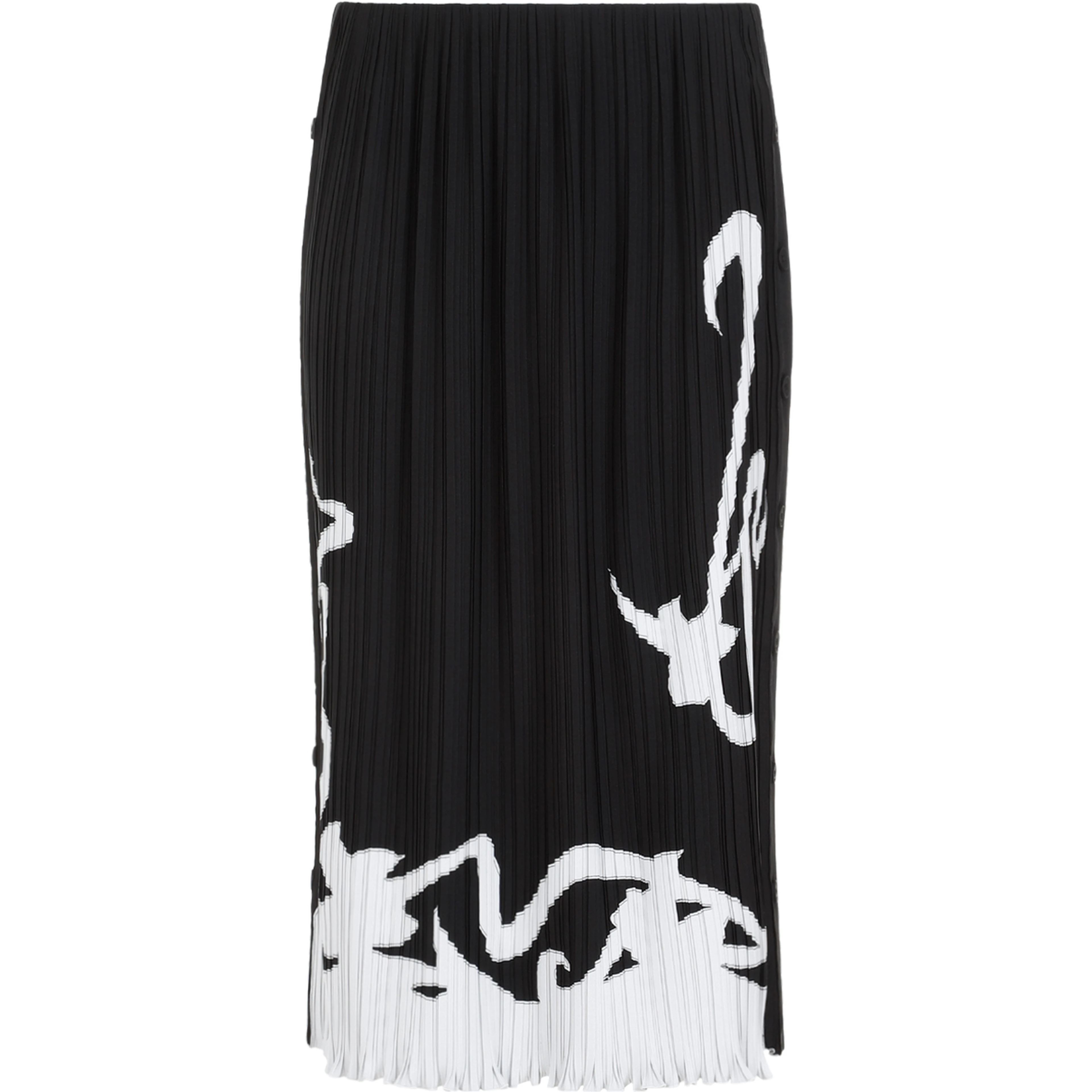 Lanvin Pleated Long Skirt