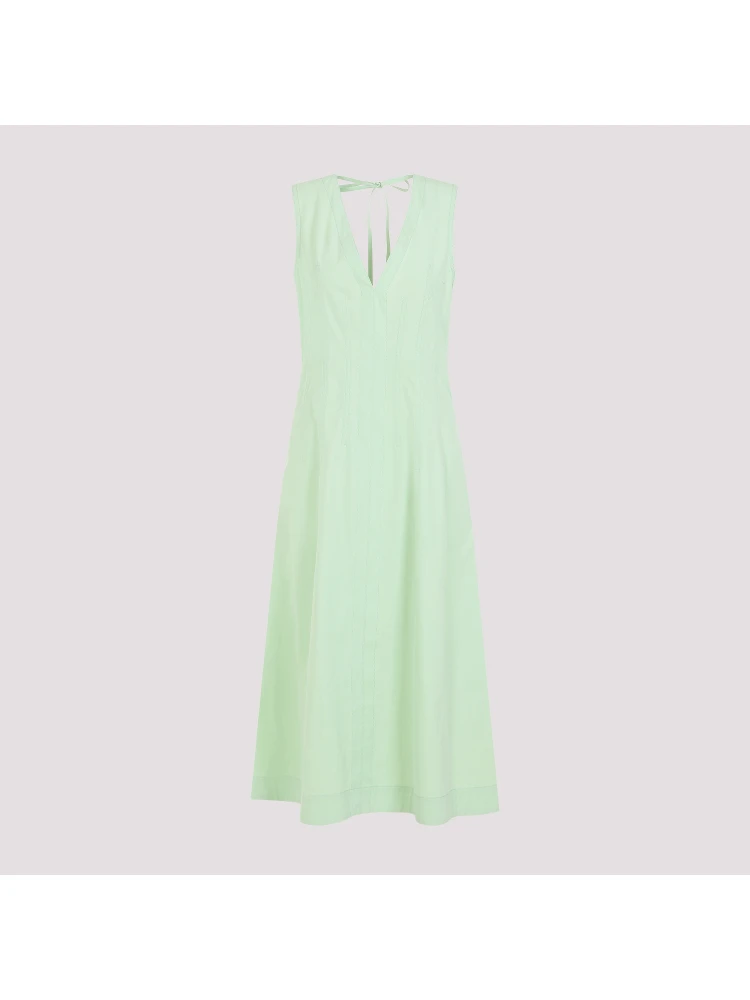 Bottega Veneta Compact Cotton Midi Dress