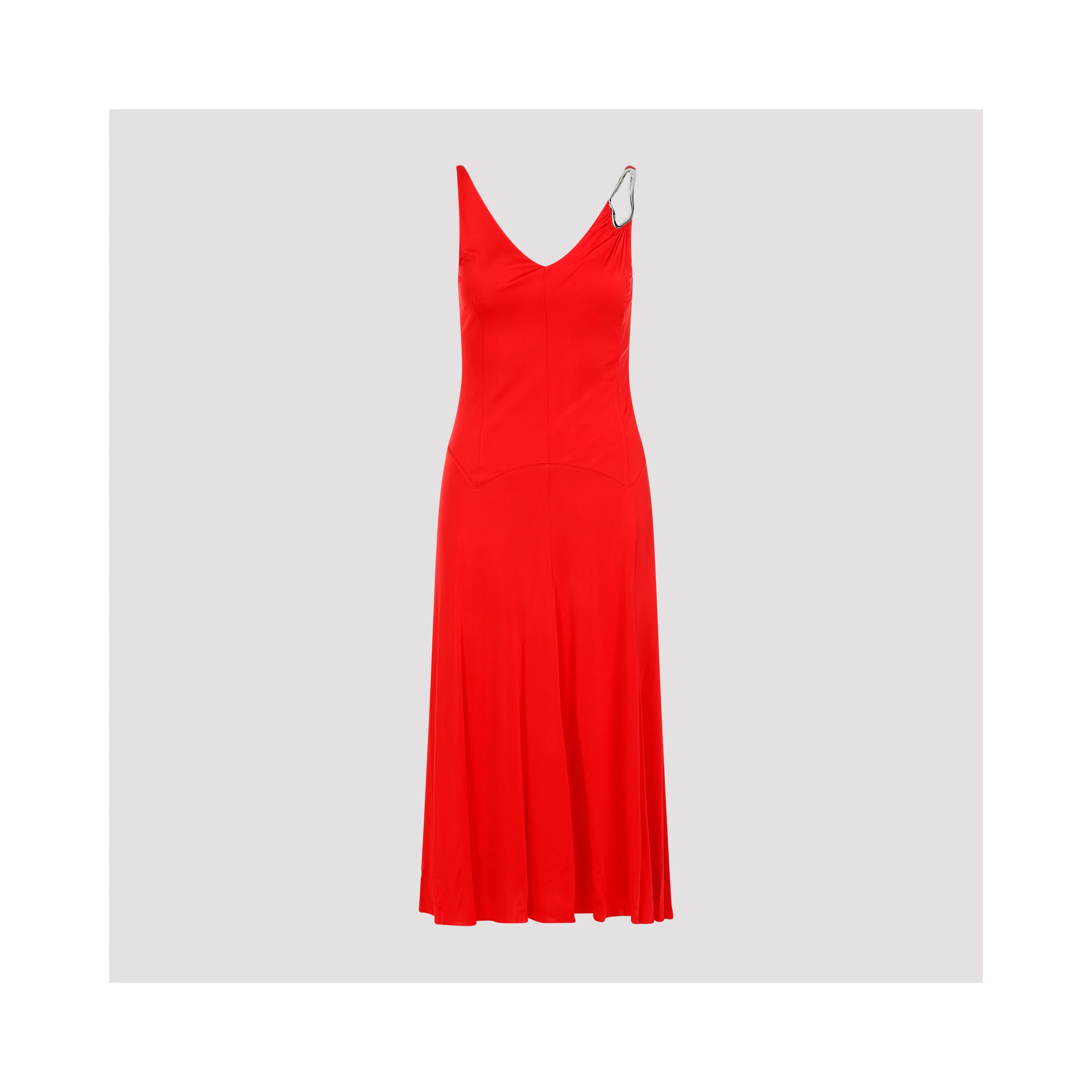 Lanvin Sleeveless A-Line Midi Dress