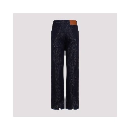 Victoria Beckham Cropped High Waist Tapered Jeans