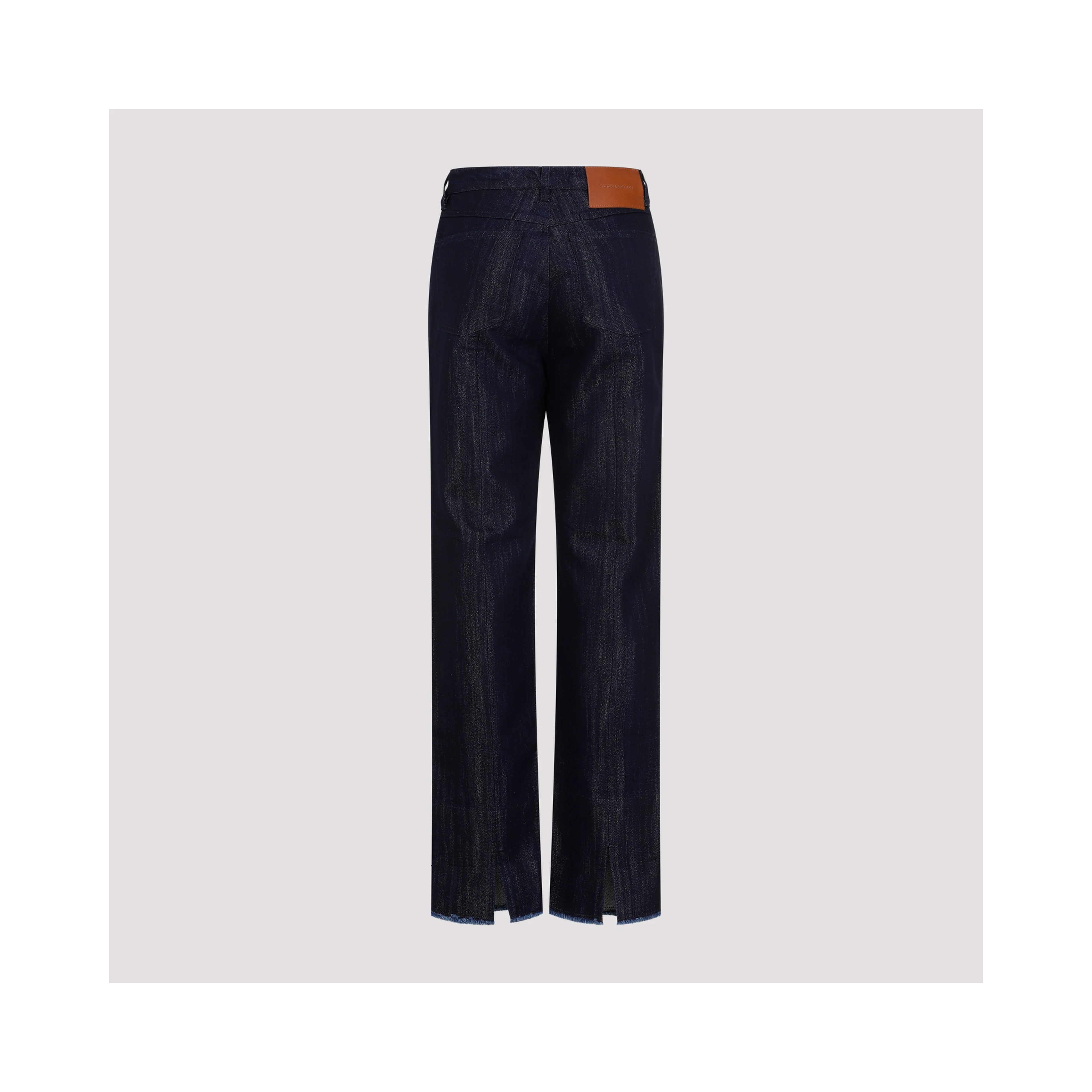 Victoria Beckham Cropped High Waist Tapered Jeans
