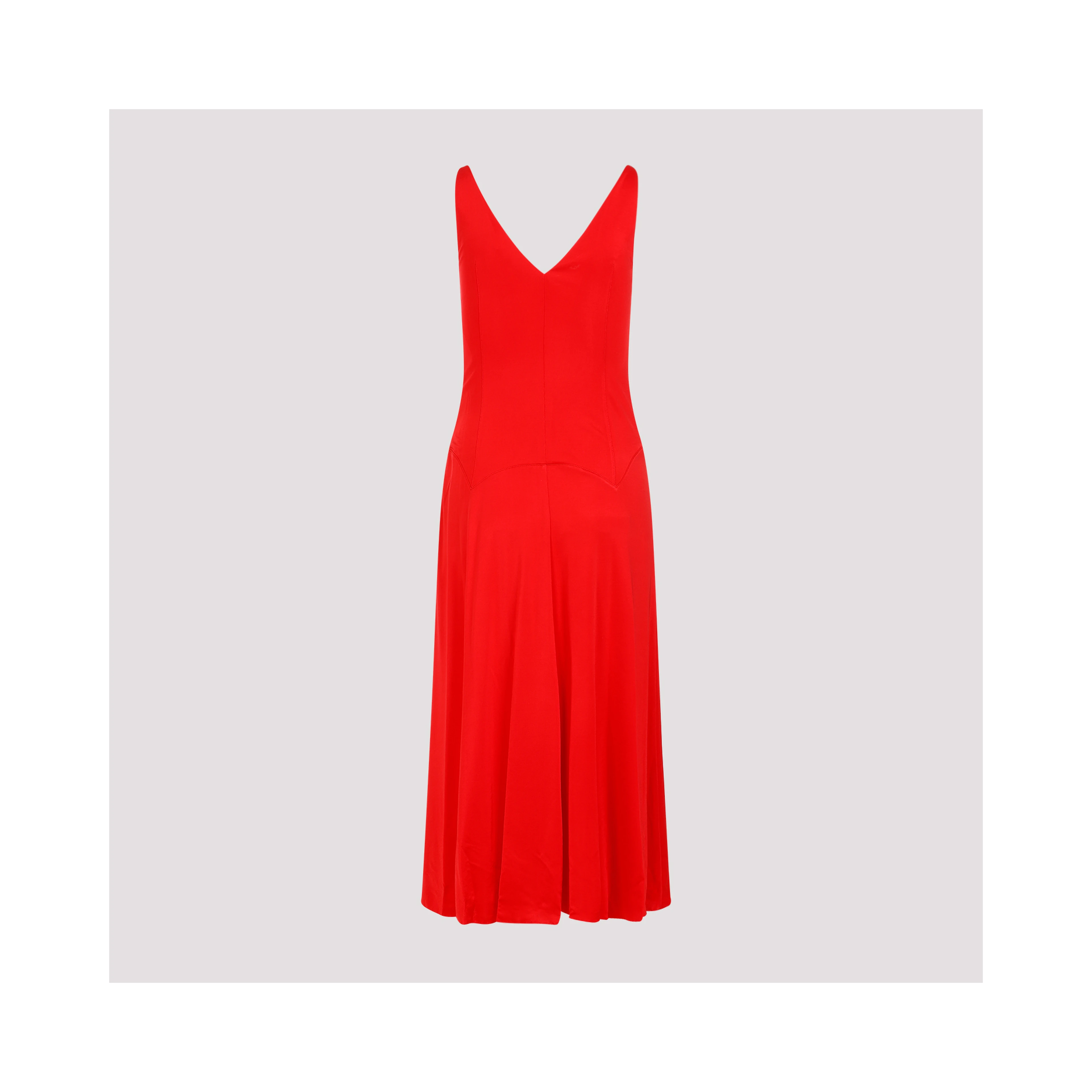 Lanvin Sleeveless A-Line Midi Dress