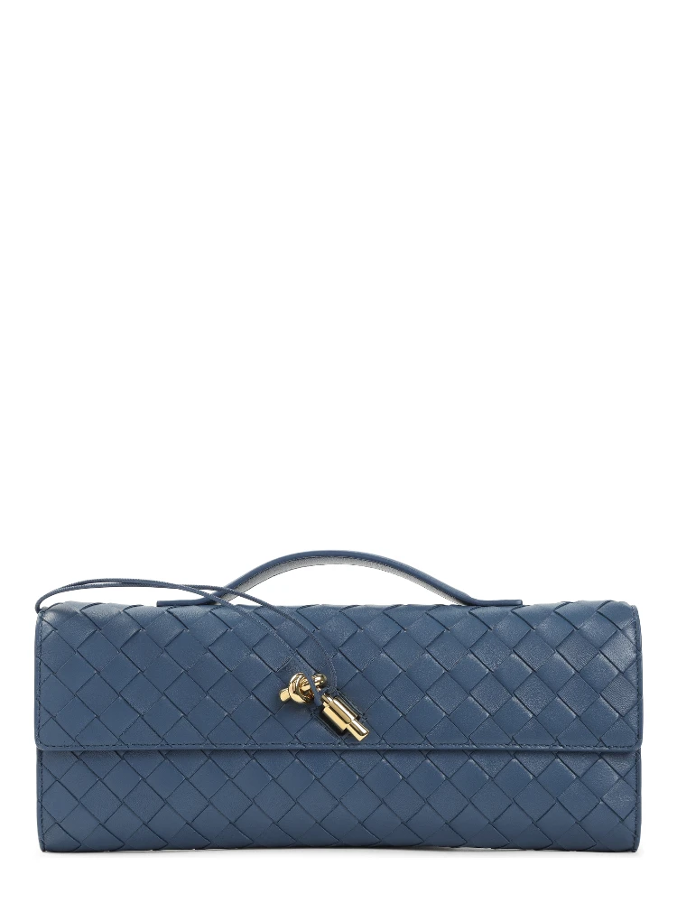 Bottega Veneta Andiamo Long Intreccio Clutch alternative
