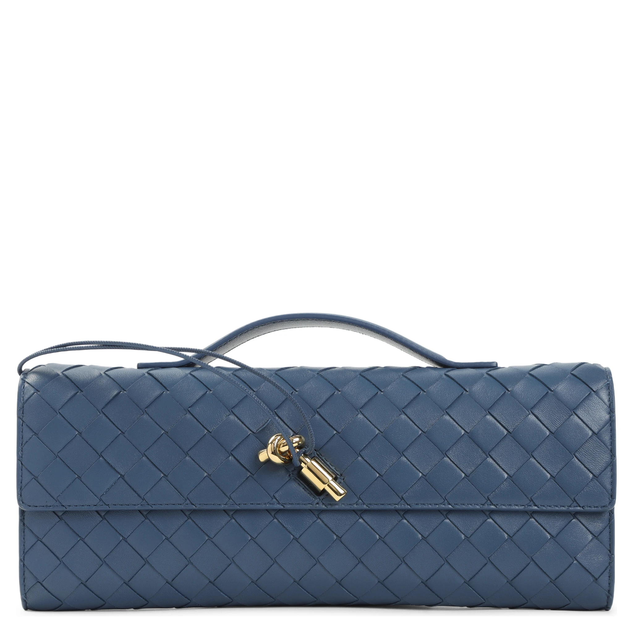 Bottega Veneta Andiamo Long Intreccio Clutch