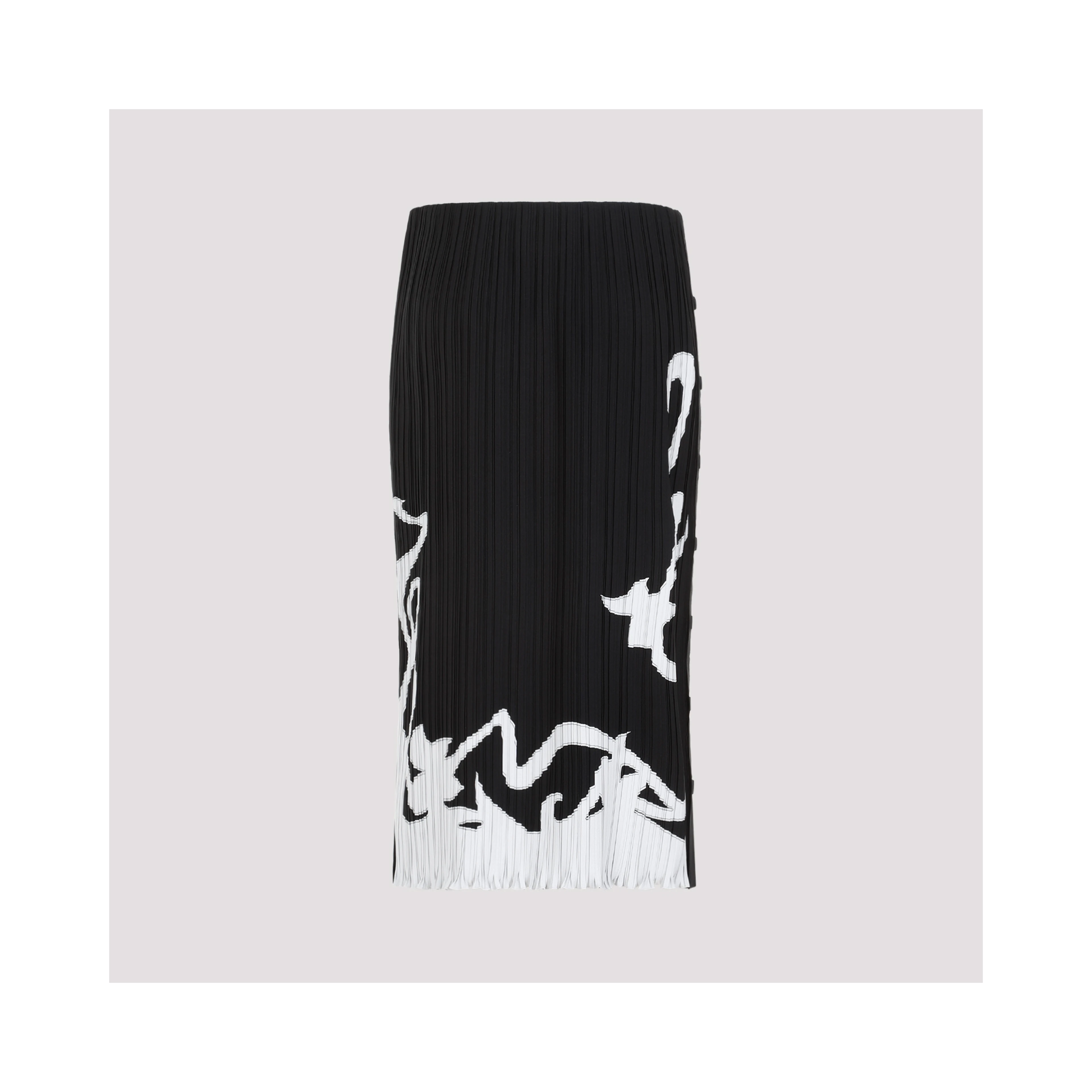 Lanvin Pleated Long Skirt