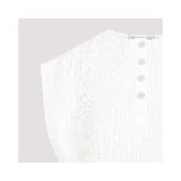 Lanvin Sleeveless Pleated Midi Dress