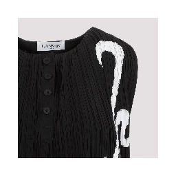 Lanvin Sleeveless Pleated Top
