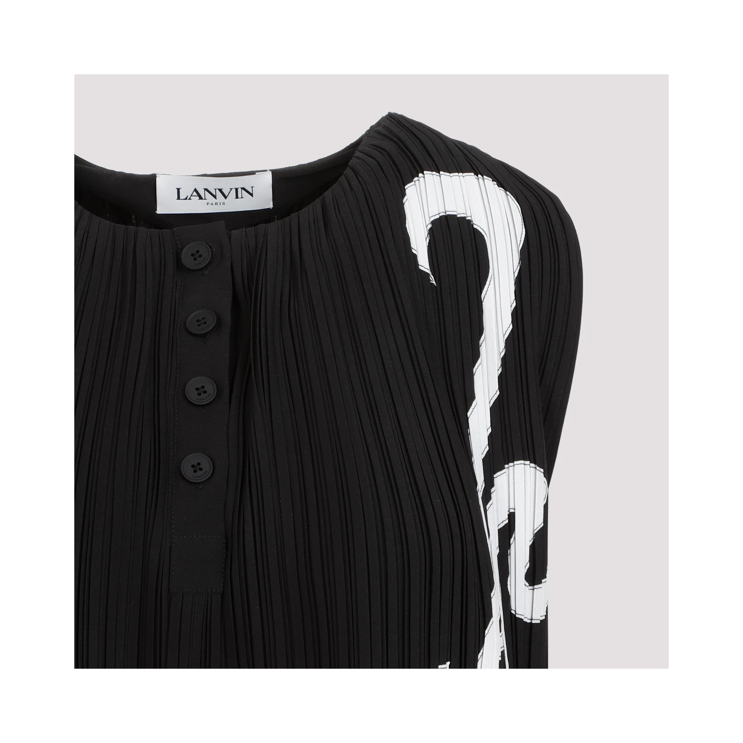 Lanvin Sleeveless Pleated Top