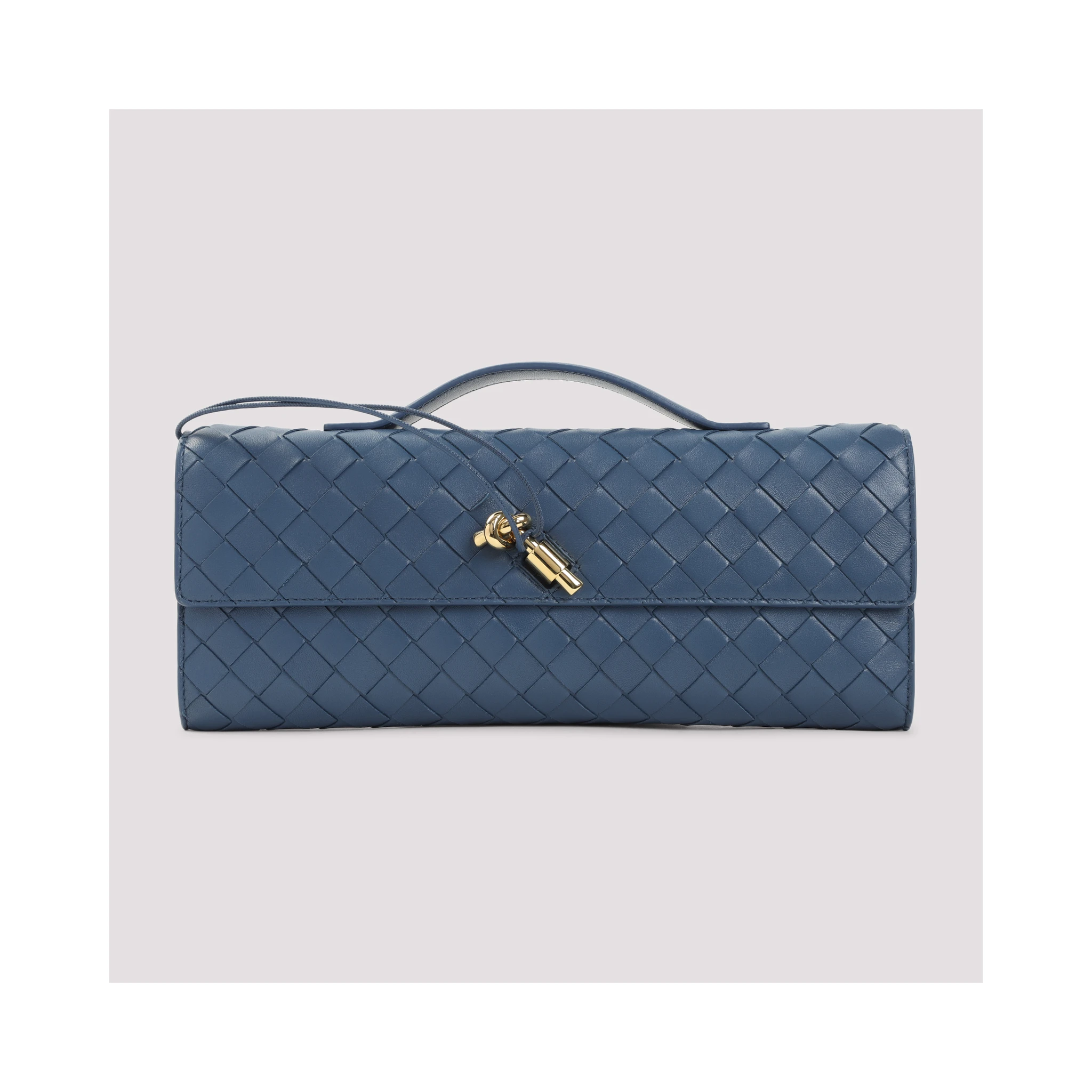 Bottega Veneta Andiamo Long Intreccio Clutch