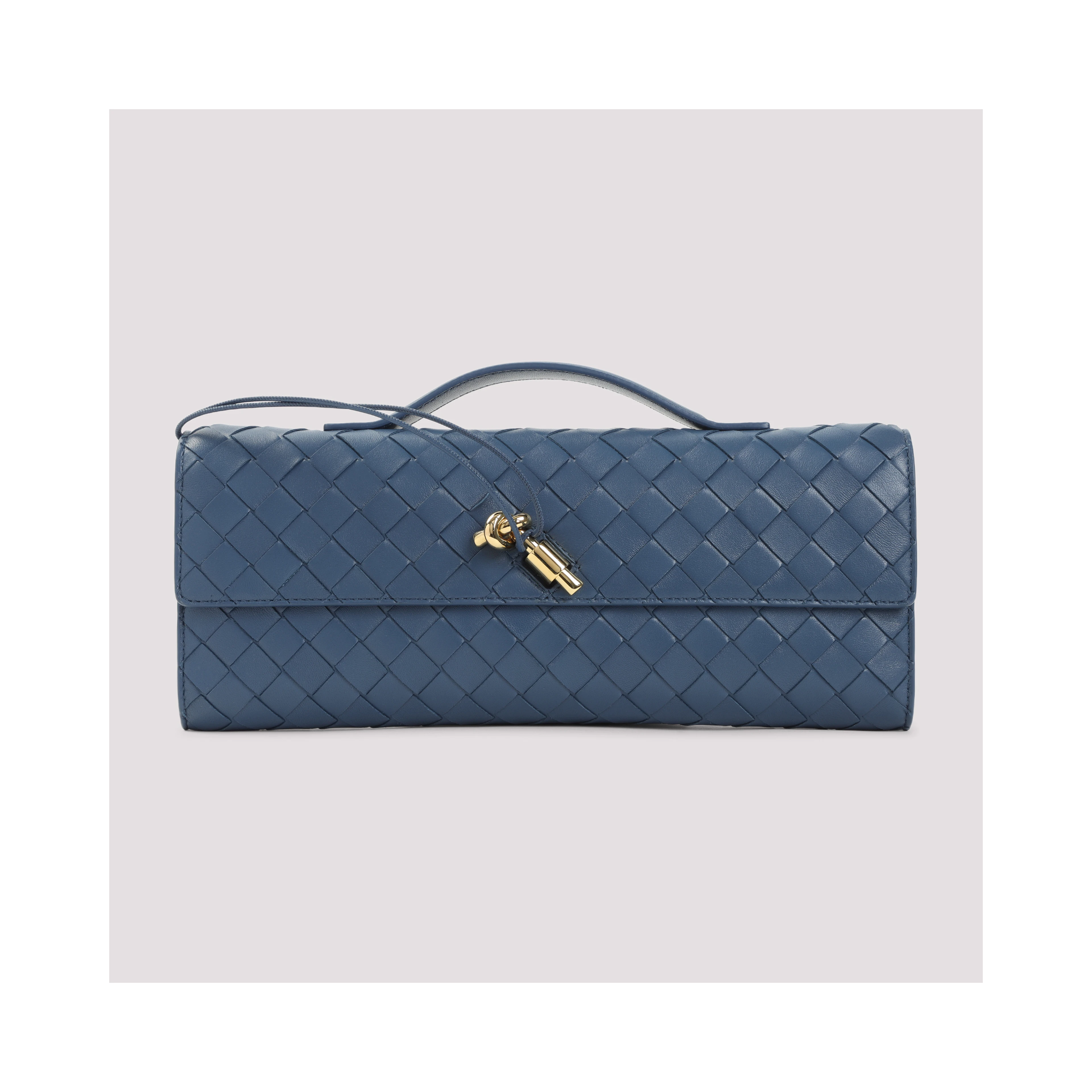 Bottega Veneta Andiamo Long Intreccio Clutch