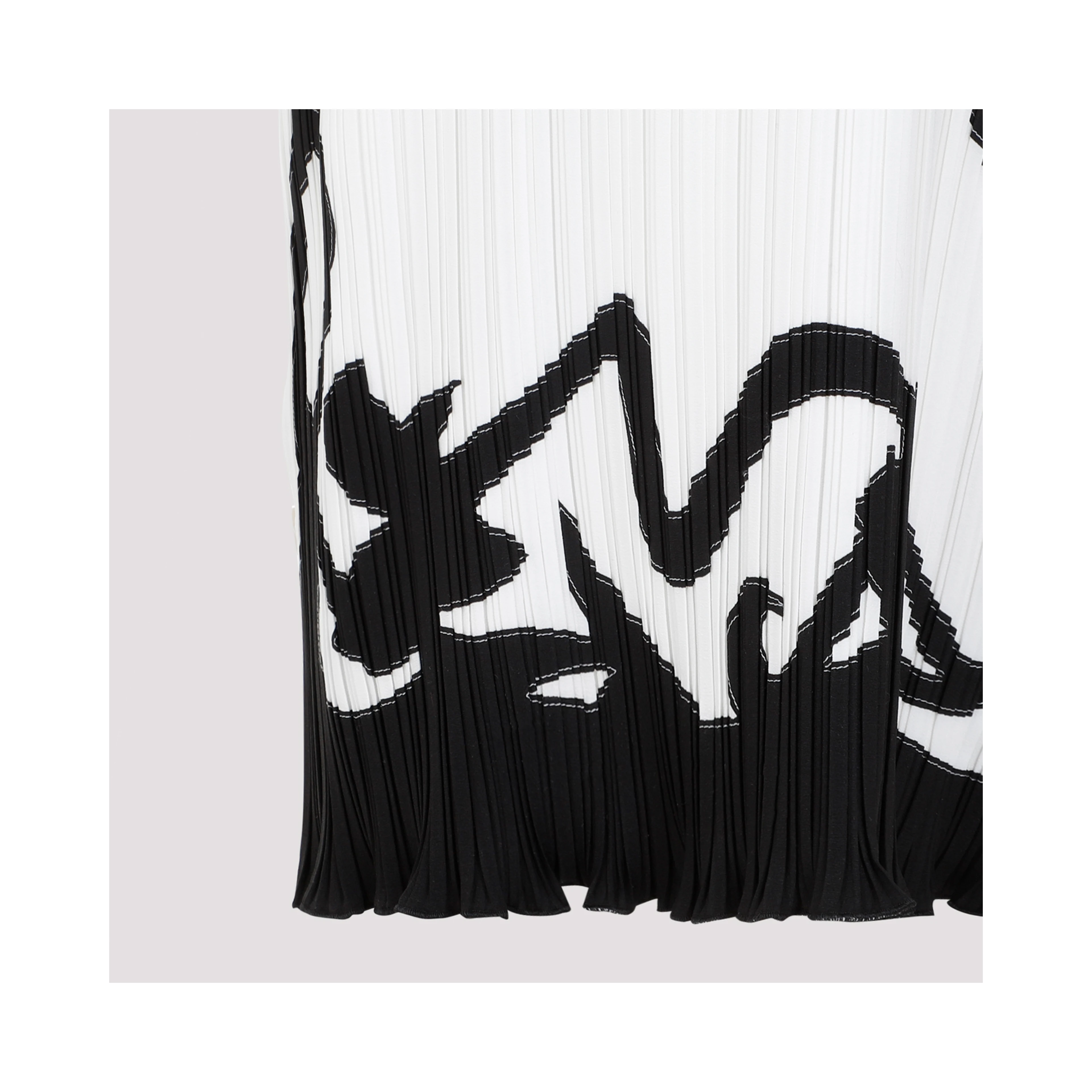 Lanvin Sleeveless Pleated Midi Dress