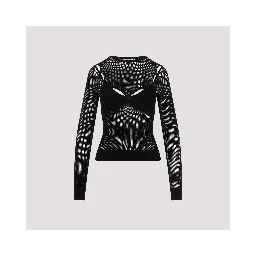 Off White Net Arrow Bralette Top