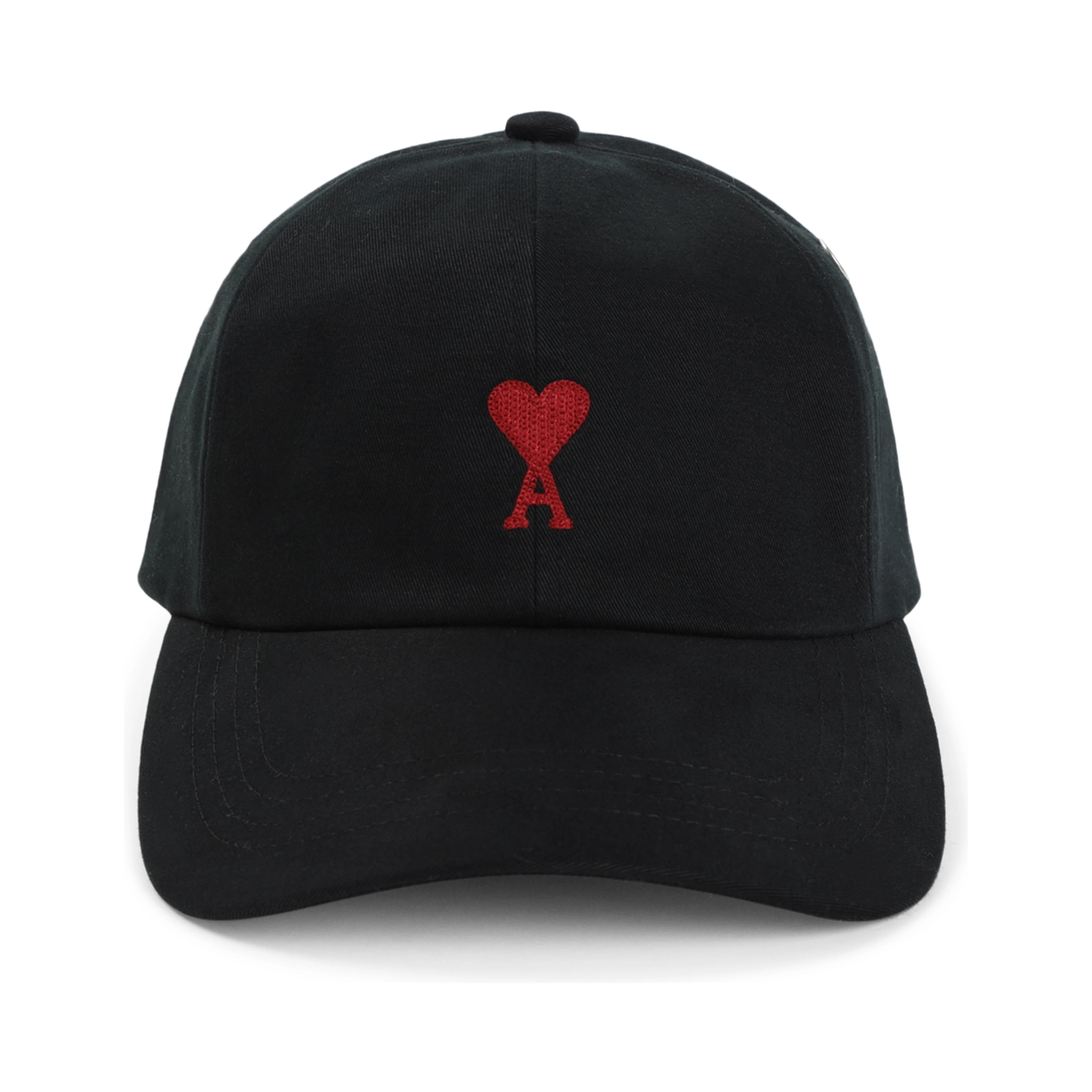 Ami Paris Red Adc Embroidery Hat