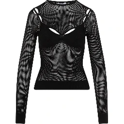 Off White Net Arrow Bralette Top