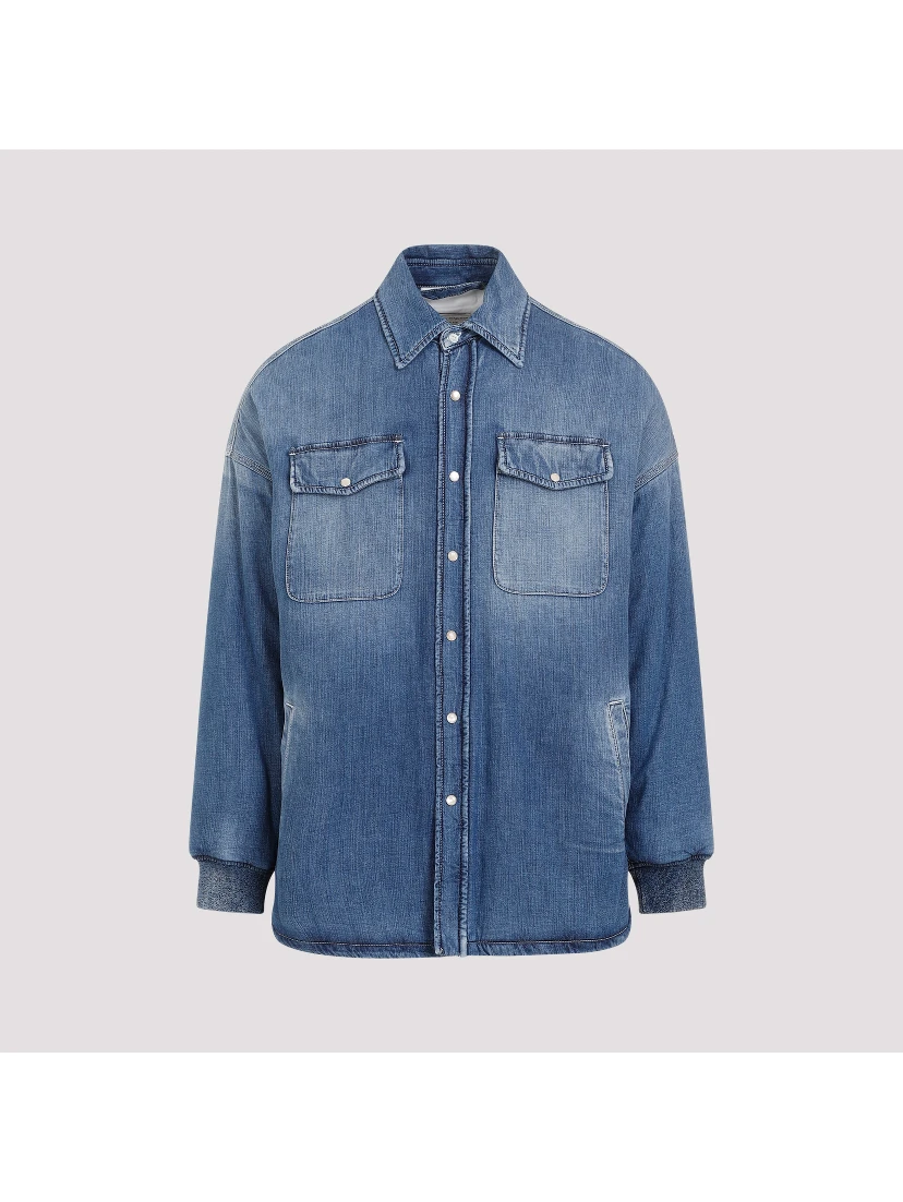 Alexander McQueen Quilted Denim Shirt