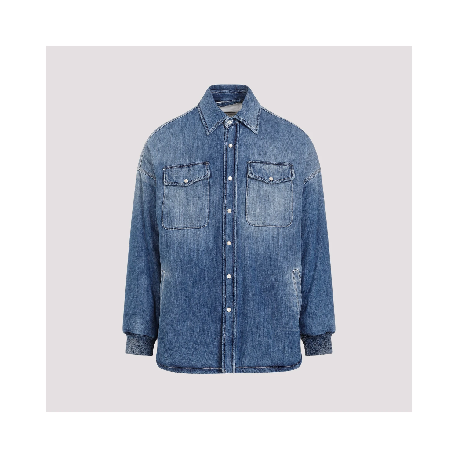 Alexander McQueen Quilted Denim Shirt