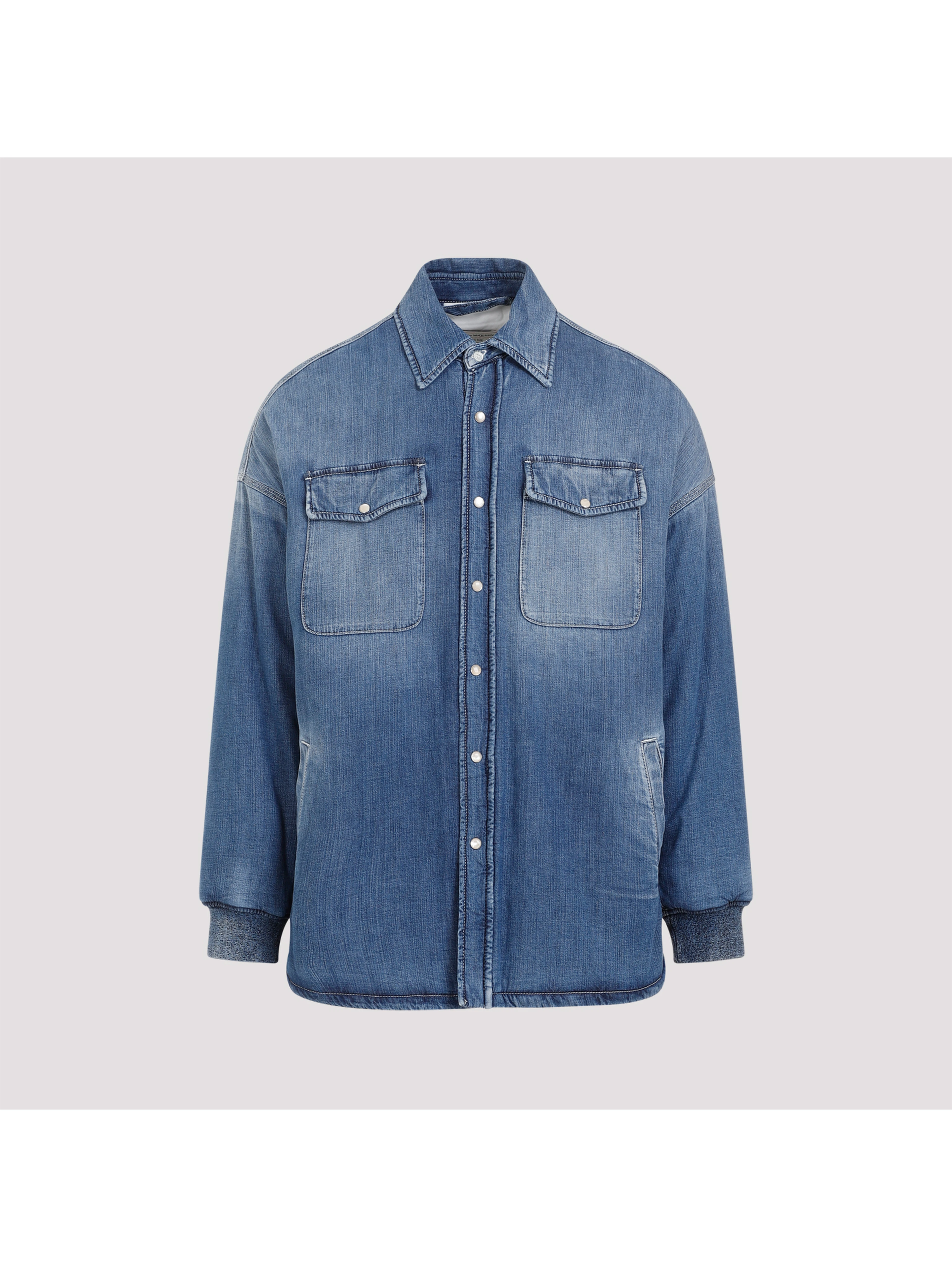 Alexander McQueen Quilted Denim Shirt