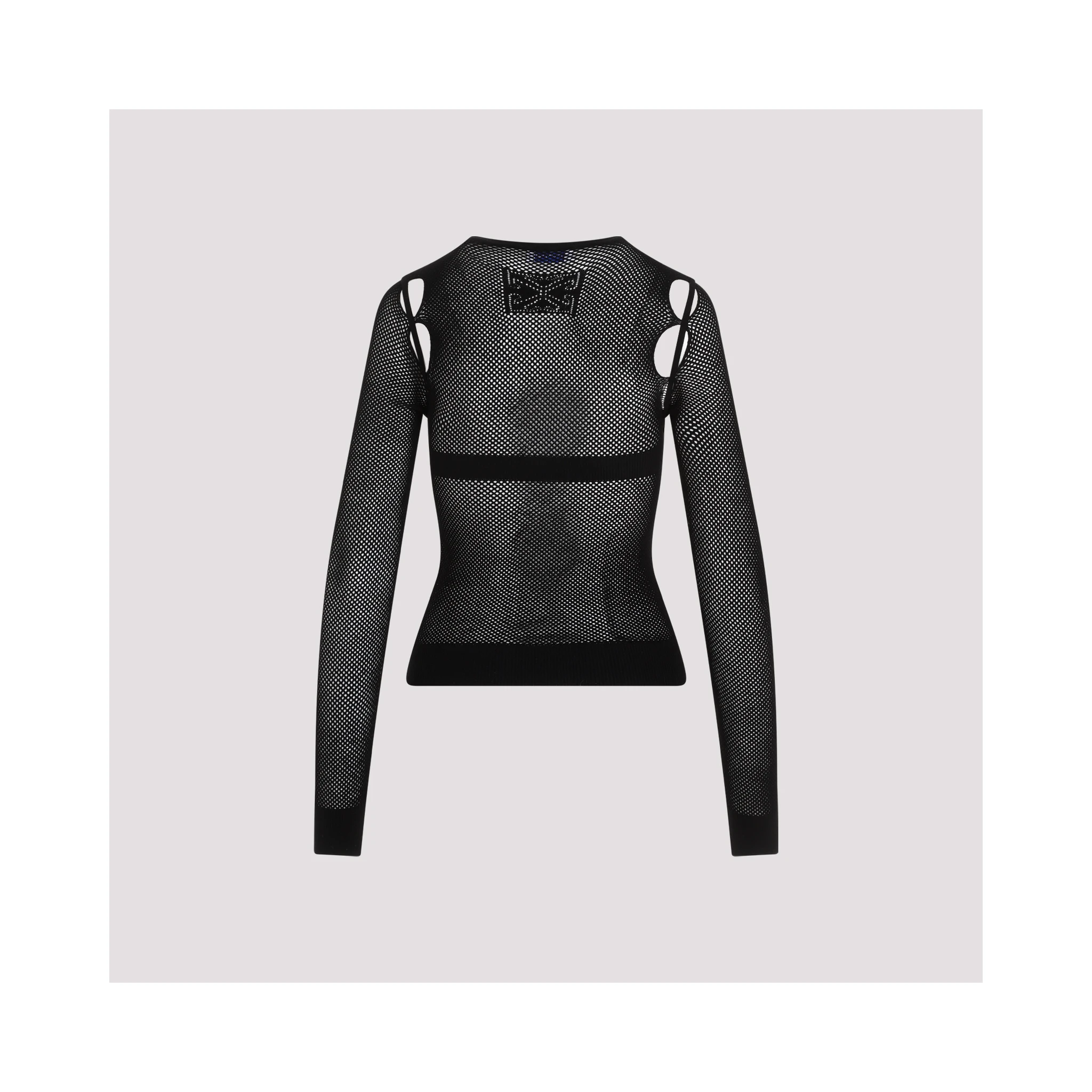 Off White Net Arrow Bralette Top