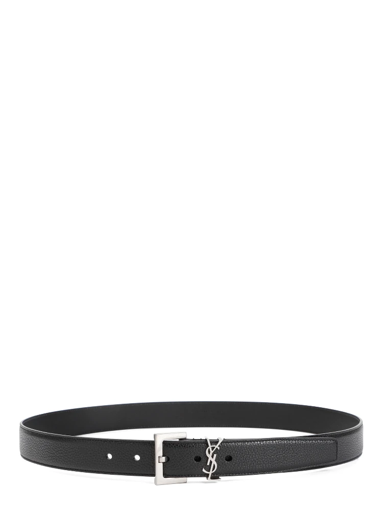 Saint Laurent Grained Calf Leather Belt alternative