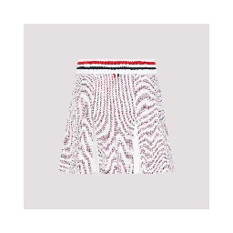 Thom Browne Mini Box Pleated Skirt