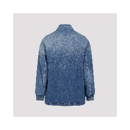 Alexander McQueen Quilted Denim Shirt