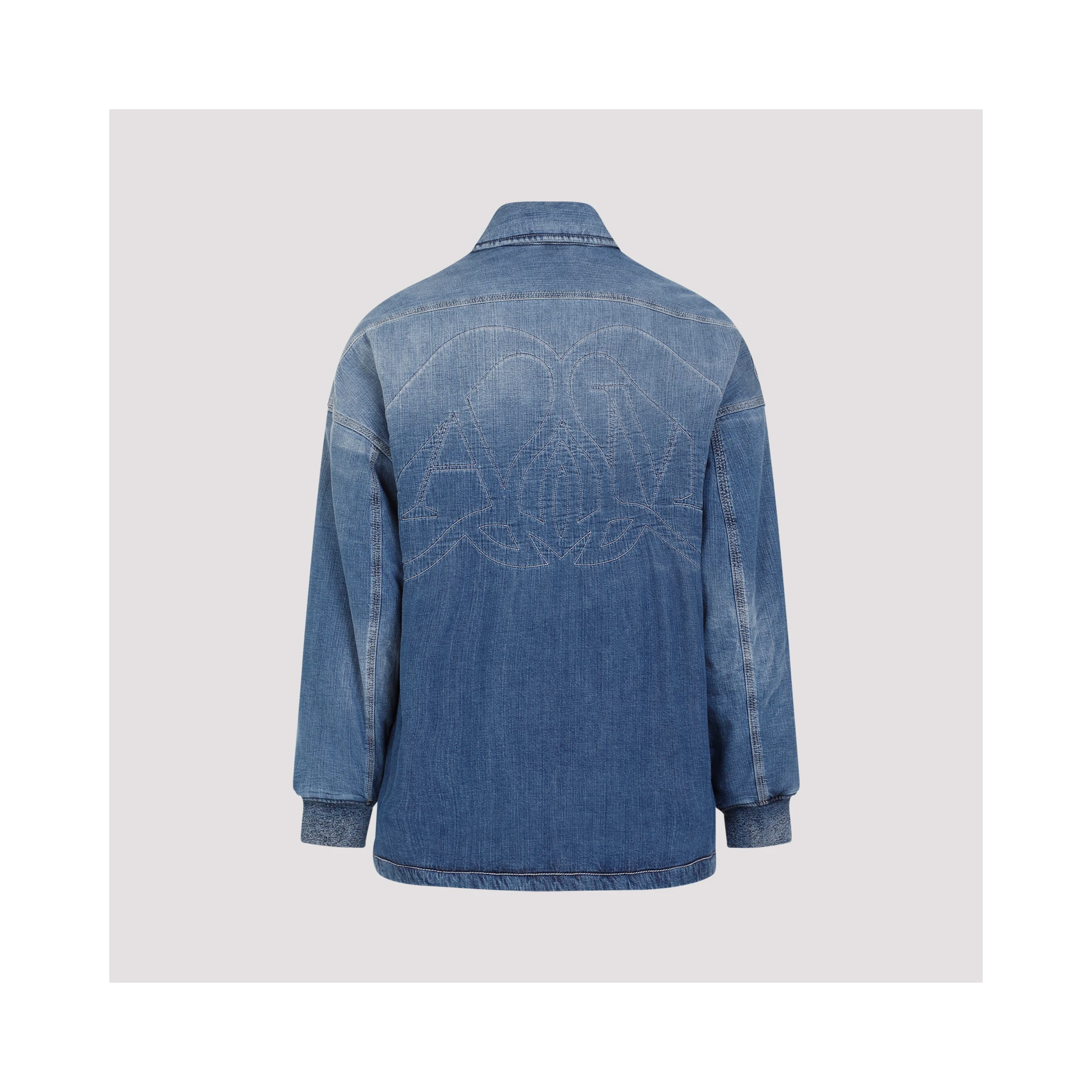 Alexander McQueen Quilted Denim Shirt