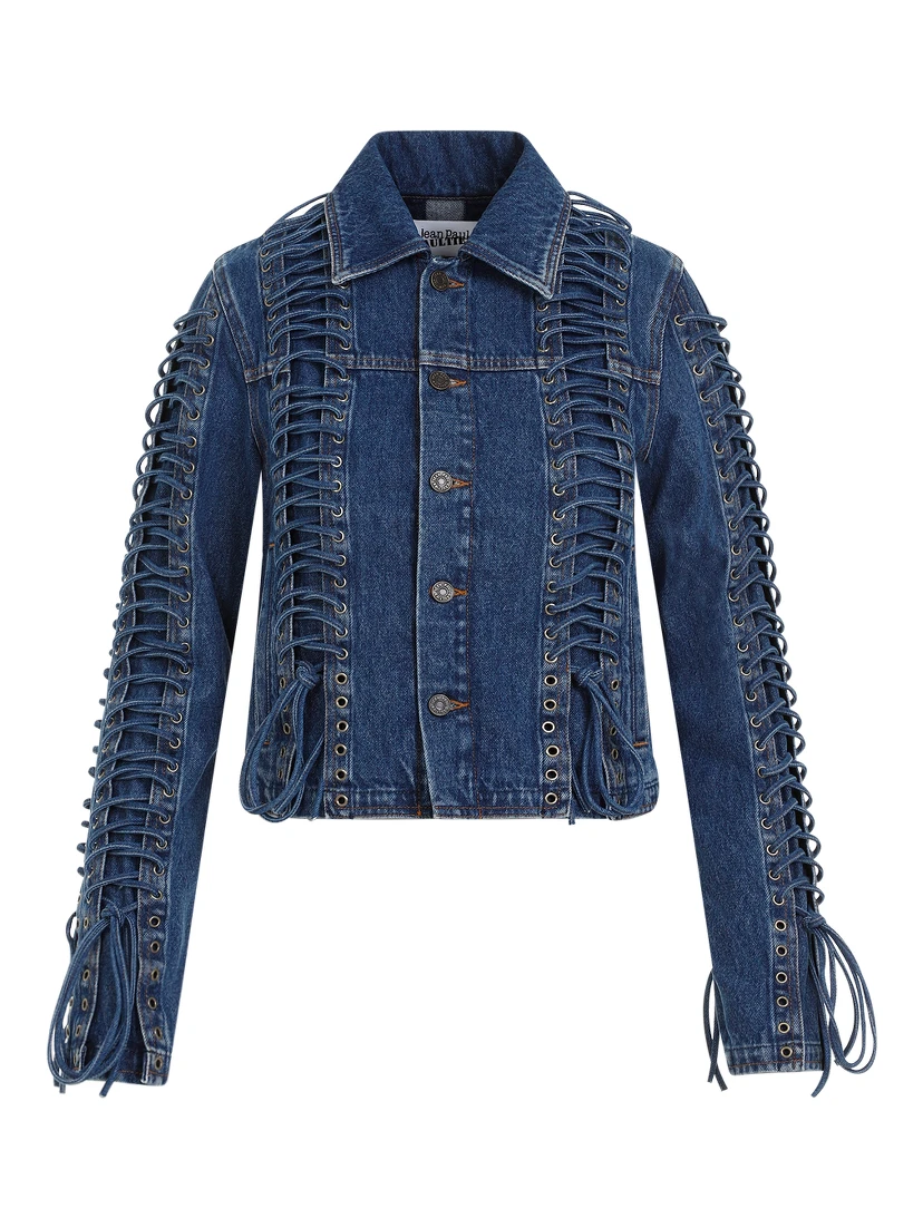 Jean Paul Gaultier Corset Denim Jacket