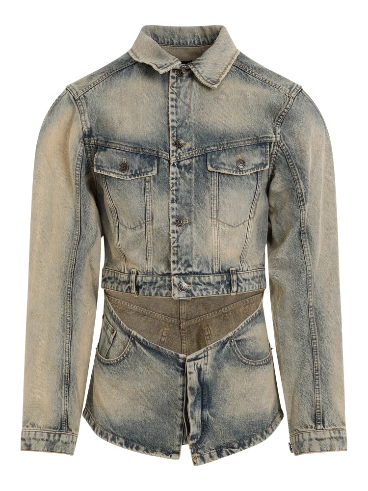 Egonlab Cutout Denim Jacket alternative