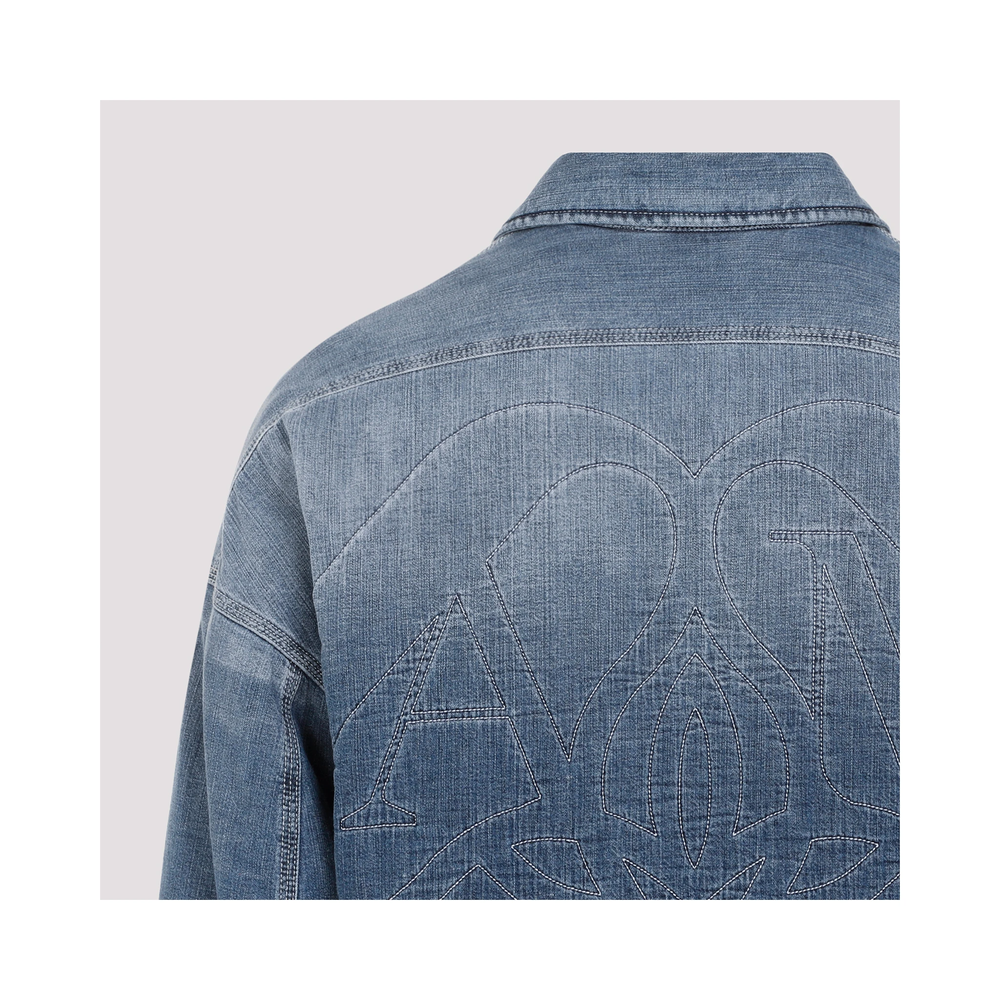 Alexander McQueen Quilted Denim Shirt