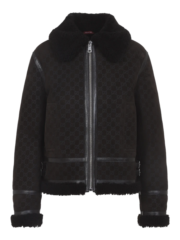 Guggi GG Shearling Jacket alternative