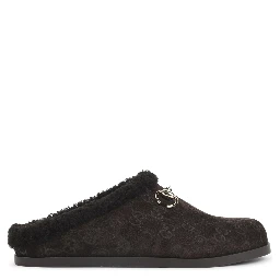 Gucci Suede Leather Mules