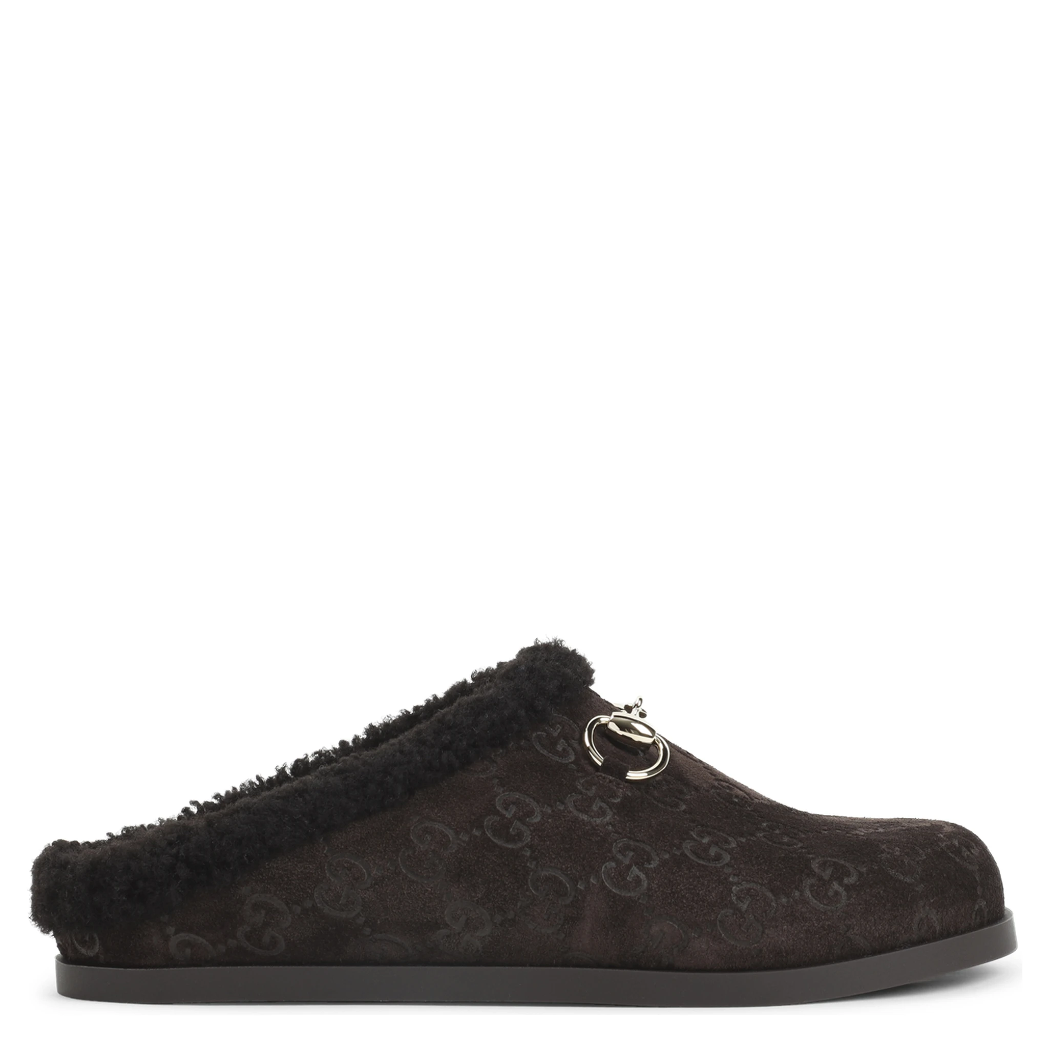 Gucci Suede Leather Mules