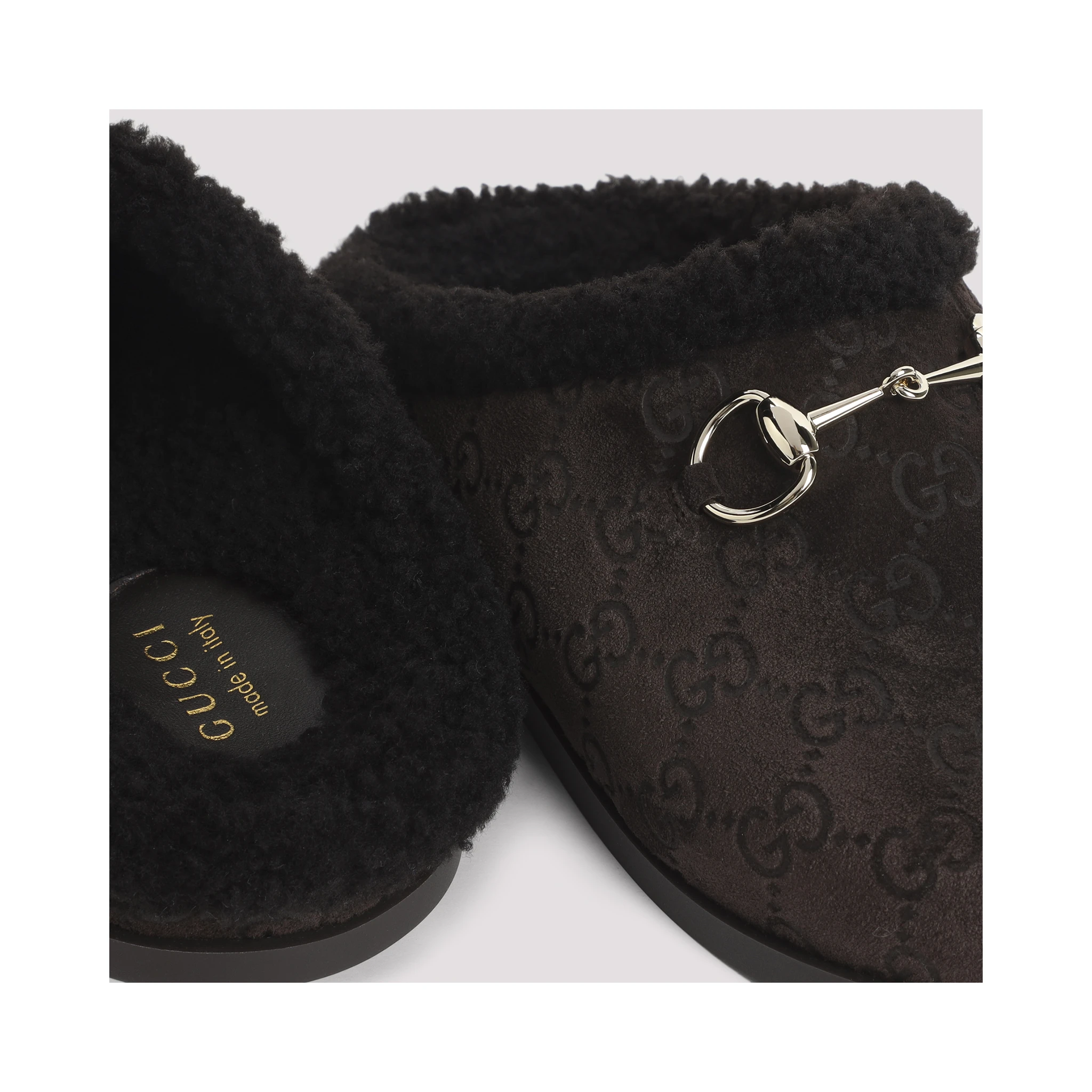 Gucci Suede Leather Mules