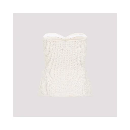 Jean Paul Gaultier Merino Wool Ribbed Stretch Corset