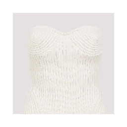 Jean Paul Gaultier Merino Wool Ribbed Stretch Corset