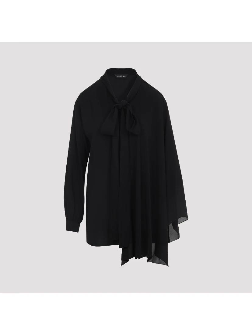 Balenciaga Scarf Blouse