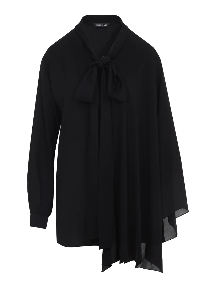 Balenciaga Scarf Blouse