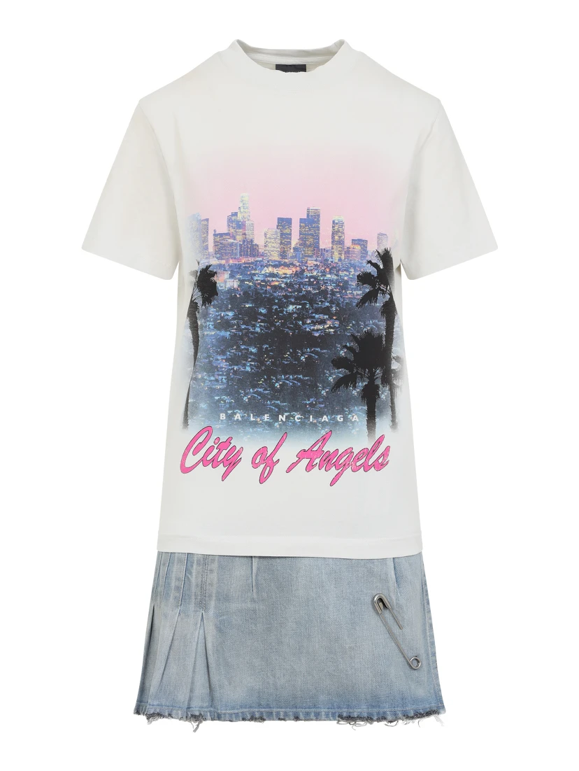 Balenciaga Layered Mini Dress