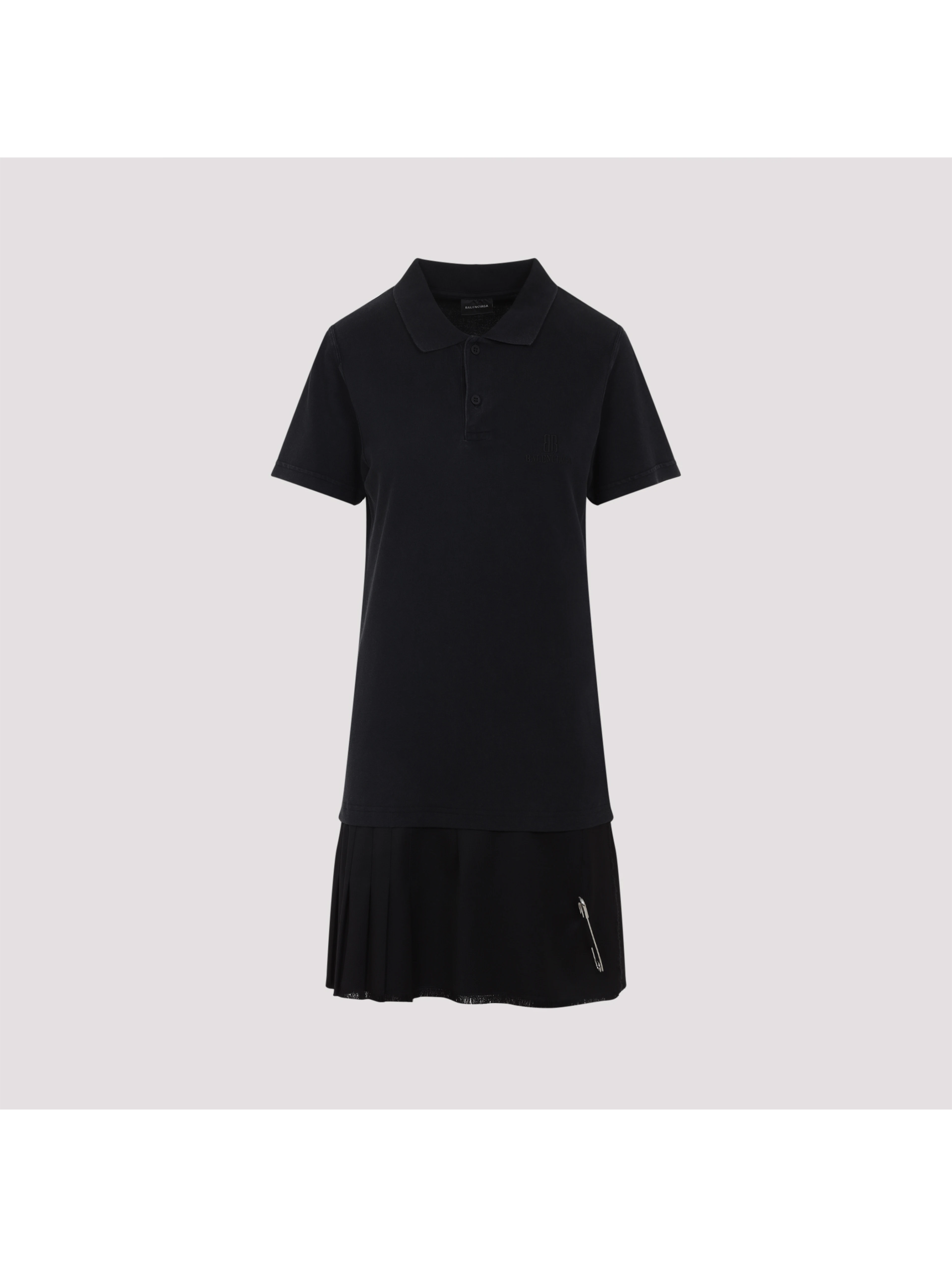 Balenciaga Layered Polo Mini Dress